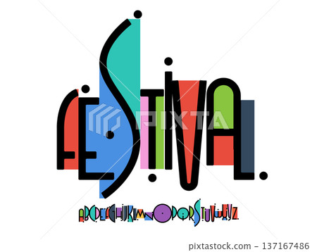 Funky Festival Font Logo Alphabet High Colorful Letter Set Modern Typography, Creative Typographic Design for Fun Title Text, Typo Poster Headline, Type Symbol Logotype, Art Fonts. Vector Typeface Funky Festival Font Logo Alphabet High Colorful Letter Set Modern Typography, Creative Typographic Design for Fun Title Text, Typo Poster Headline, Type Symbol Logotype, Art Fonts. Vector Typeface 137167486