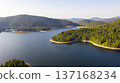 Summer view of Beglika Reservoir, Bulgaria. 137168234