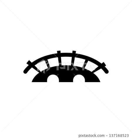 bridge Logo Template vector icon illustration 137168523