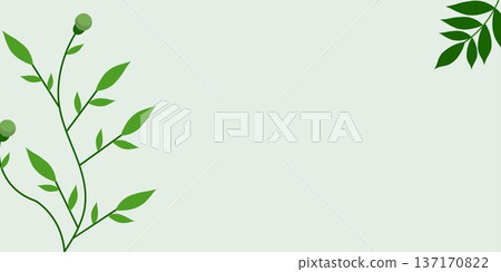 Tropical Green Leaves Background with Copy Space Natural Botanical Design Tropical Green Leaves Background with Copy Space Natural Botanical Design 137170822