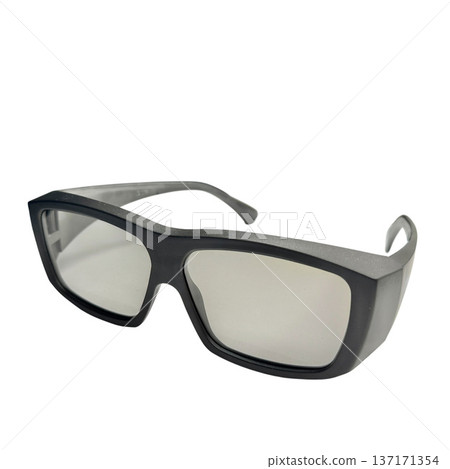 Black 3d glasses for watching immersive cinema movies Black 3d glasses for watching immersive cinema movies 137171354