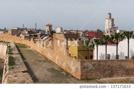 Portuguese Fortification Walls Over the Old City of El Jadida Portuguese Fortification Walls Over the Old City of El Jadida 137171633