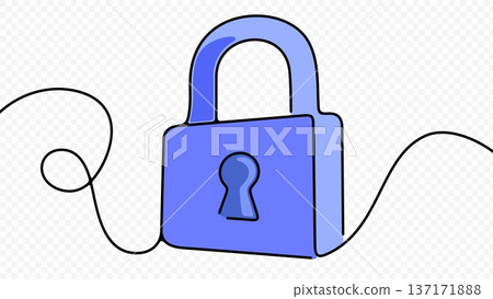 Padlock, lock, cybersecurity and security, graphic design. Privacy, protection, secure and safety, vector design and iilustration Padlock, lock, cybersecurity and security, graphic design. Privacy, protection, secure and safety, vector design and iilustration 137171888