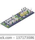 Isometric factory concept 137173086