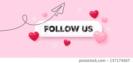 Follow us search bar. Share plane line icon. Follow us tag. Special offer sign. Super offer symbol. Search button with 3d hearts. Vector Follow us search bar. Share plane line icon. Follow us tag. Special offer sign. Super offer symbol. Search button with 3d hearts. Vector 137174887