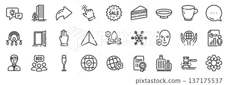 Buildings, Execute and Three fingers line icons pack. Share, Message, Paper plane icons. Champagne glass, Tea cup, World brand web icon. Idea lamp, Air conditioning, Inclusion pictogram. Vector Buildings, Execute and Three fingers line icons pack. Share, Message, Paper plane icons. Champagne glass, Tea cup, World brand web icon. Idea lamp, Air conditioning, Inclusion pictogram. Vector 137175537
