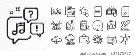 Jobless, File and Teamwork line icons for web app. Glare of light effect. Message icon. Pack of Edit document, Calendar, Chemical formula pictogram icons. Vector 137175797
