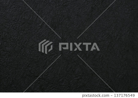 Textured black Japanese paper Japanese style background texture material 137176549