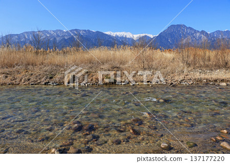 Azumino Early Spring Song: The Hodaka River and the Northern Alps Azumino Early Spring Song: The Hodaka River and the Northern Alps 137177220