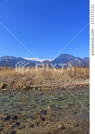 安曇野早春歌：穗高川與北阿爾卑斯山 137177222