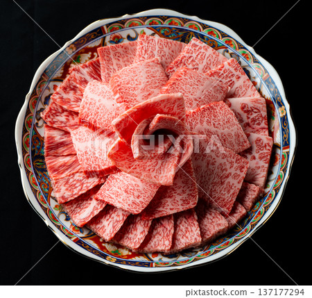 Rare cuts, Yakiniku, Wagyu beef, Japanese Black beef Rare cuts, Yakiniku, Wagyu beef, Japanese Black beef 137177294
