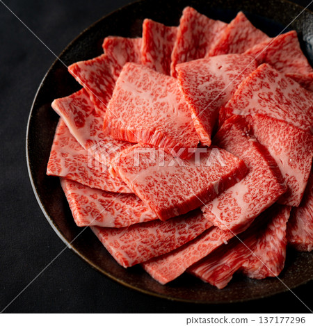 稀有部位、烤肉、和牛、日本黑毛牛肉 稀有部位、烤肉、和牛、日本黑毛牛肉 137177296