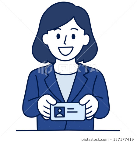 女員工遞名片 女員工遞名片 137177419