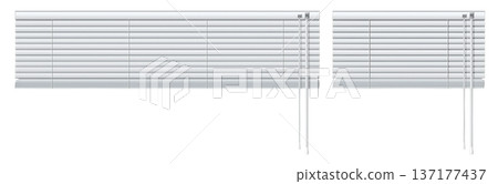 Closed blinds set of 2 137177437