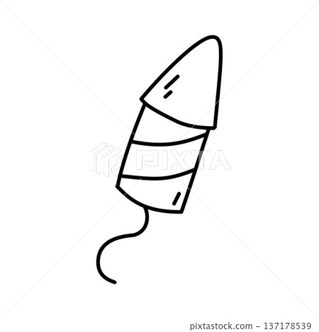 Illustration of Chinese New Year Firecrackers Illustration of Chinese New Year Firecrackers 137178539
