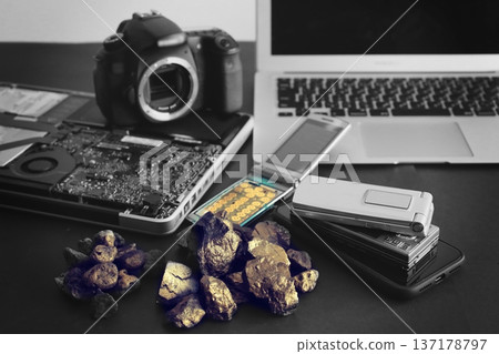 電腦和手機等數位設備中使用的稀有金屬和稀土 137178797