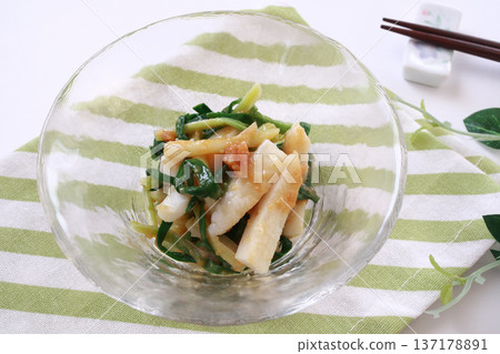 醋味噌拌蔥筍 137178891