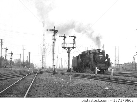 D51 undergoing replacement work D51 undergoing replacement work 137179602