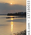 Twilight scenery of Hakata Bay in Higashi Ward, Fukuoka City 137180033