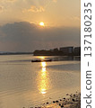 A soothing view of Hakata Bay at dusk in Higashi Ward, Fukuoka City 137180235