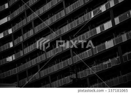monochrome cityscape monochrome cityscape 137181065