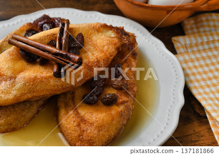 Caballero pobre, a dessert from the Yucatan Peninsula of Mexico Caballero pobre, a dessert from the Yucatan Peninsula of Mexico 137181866