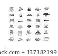 World Autism Awareness Day hand drawn quotes 137182199