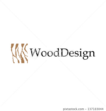 Classic Wood line logo design for Professional Carpentry and custom interior Classic Wood line logo design for Professional Carpentry and custom interior 137183044