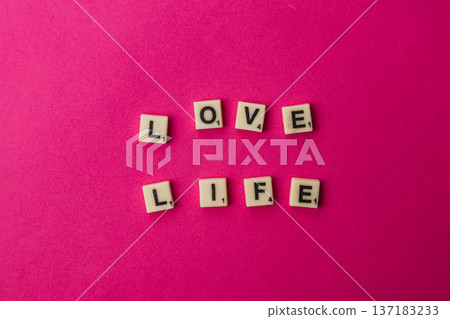 Words on tiles celebrate National Scrabble Day with fun and play 137183233