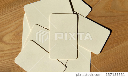 Natural texture business card overlap layout Natural texture business card overlap layout 137183331