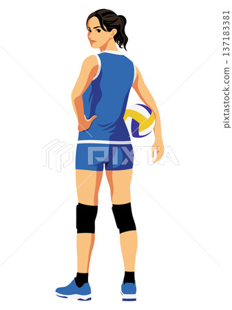 女排球運動員 137183381