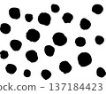 Ink-drawn polka dots 137184423