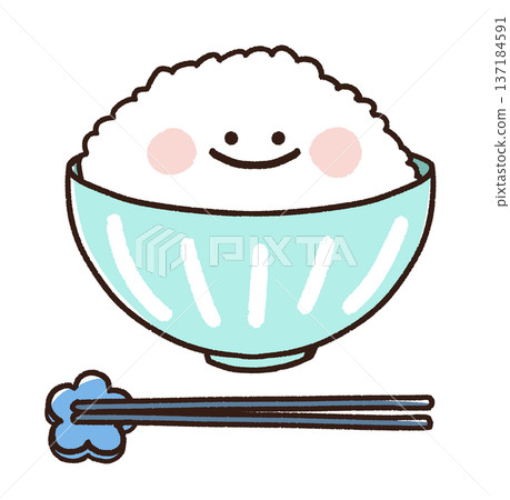 Illustration of rice Illustration of rice 137184591