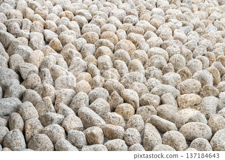 Cobblestone texture background Cobblestone texture background 137184643