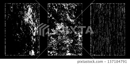 Black and white grunge. Distress overlay texture. Abstract surface dust and rough dirty wall background concept. Distress illustration simply place over object to create grunge effect. Vector EPS10. Black and white grunge. Distress overlay texture. Abstract surface dust and rough dirty wall background concept. Distress illustration simply place over object to create grunge effect. Vector EPS10. 137184791