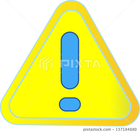 流行色彩警告圖標 137184880