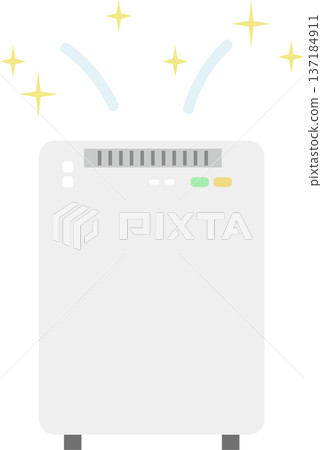 空氣清淨機插圖素材 空氣清淨機插圖素材 137184911
