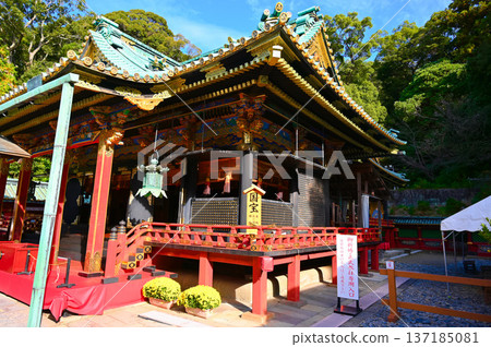 Kunozan Toshogu Shrine, worship hall, Shizuoka City 137185081