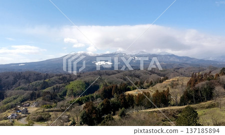 從二本松城眺望安達塔拉山的壯麗景色 從二本松城眺望安達塔拉山的壯麗景色 137185894