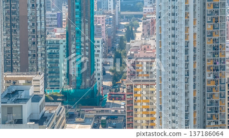 Perspective Captures Busy Sham Shui Po Traffic Flow Feb 13 2026 Perspective Captures Busy Sham Shui Po Traffic Flow Feb 13 2026 137186064