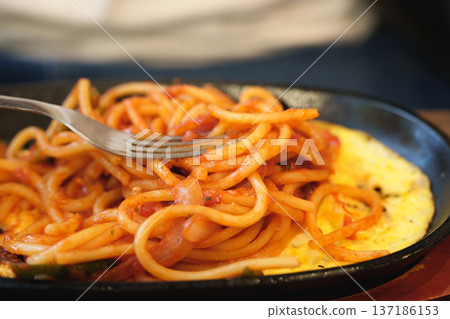 Delicious old-fashioned Japanese Neapolitan Delicious old-fashioned Japanese Neapolitan 137186153