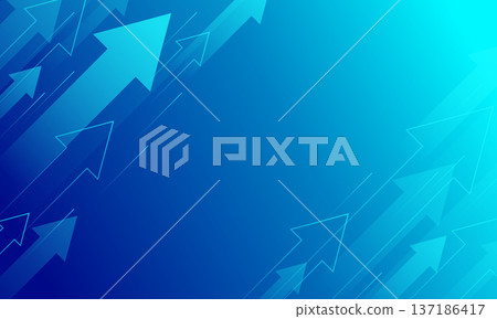 Rising Arrow Background 137186417