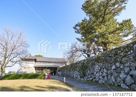 Saga Castle's Shachi-no-mon Gate, designated as an Important Cultural Property of Japan Saga Castle's Shachi-no-mon Gate, designated as an Important Cultural Property of Japan 137187752