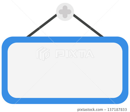 Modern Blank Wall Sign Board with Metal Screws for Office Notice and Information Display Modern Blank Wall Sign Board with Metal Screws for Office Notice and Information Display 137187833