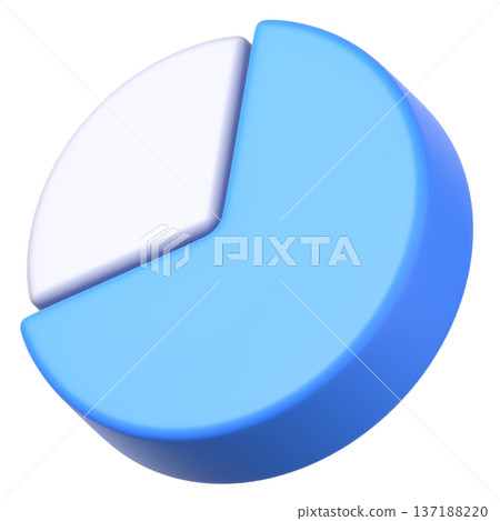 3D餅圖圖示素材 3D餅圖圖示素材 137188220