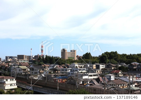 從中浦和站眺望埼玉市 137189146