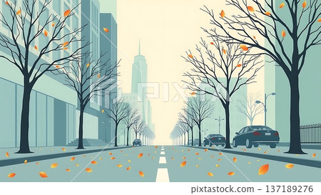 秋季城市景觀 137189276