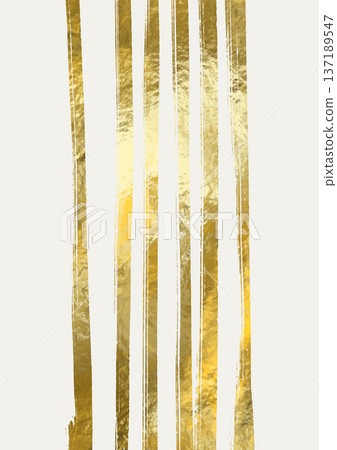 Gold foil brush stripe vector background Gold foil brush stripe vector background 137189547