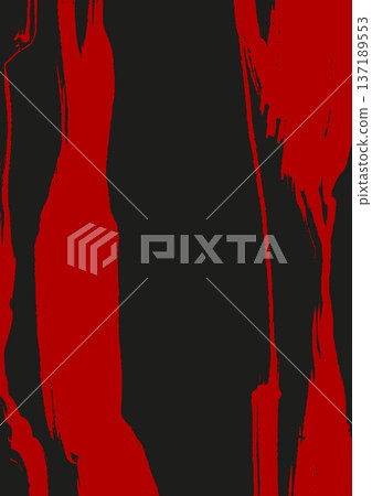Japanese Red Ink Brush Stroke Vector Banner Japanese Red Ink Brush Stroke Vector Banner 137189553