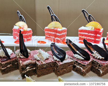 egyptian desserts in the hotel 137190756